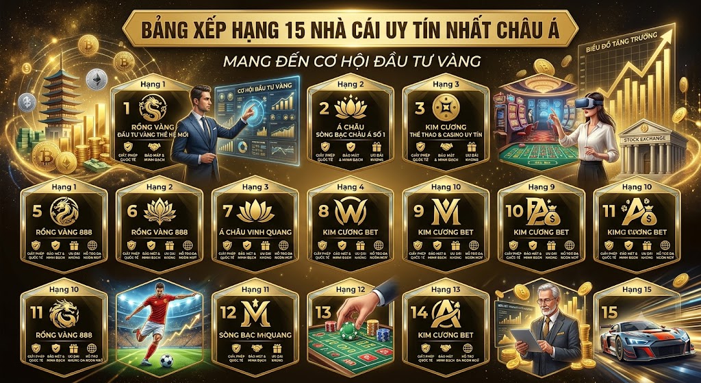 15 nhà cái uy tín